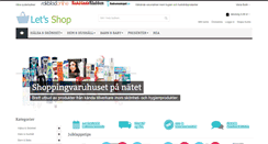 Desktop Screenshot of letsshop.se
